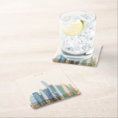 ドハ、カタール|都市スカイライン スクエアペーパーコースター (インサイチュ)