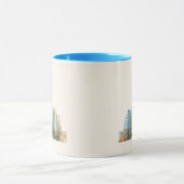 ドハ、カタール|都市スカイライン マグカップ (中央)