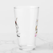 ドバおもしろいーがユニコーンに タンブラーグラス (左)