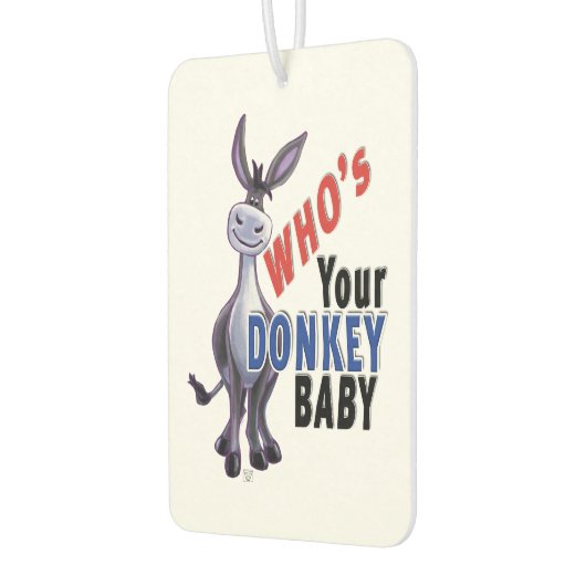 ドバおもしろいー、誰があなたのドバベビー カーエアーフレッシュナー (左)