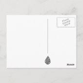 ドバイからの挨拶 ポストカード (裏面)