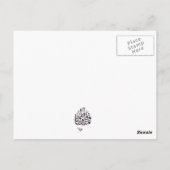 ドバイからの挨拶 ポストカード (裏面)