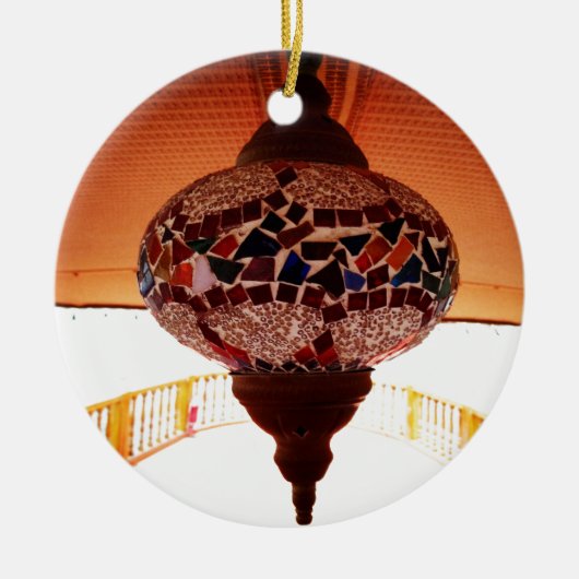 ドバイで セラミックオーナメント (正面)