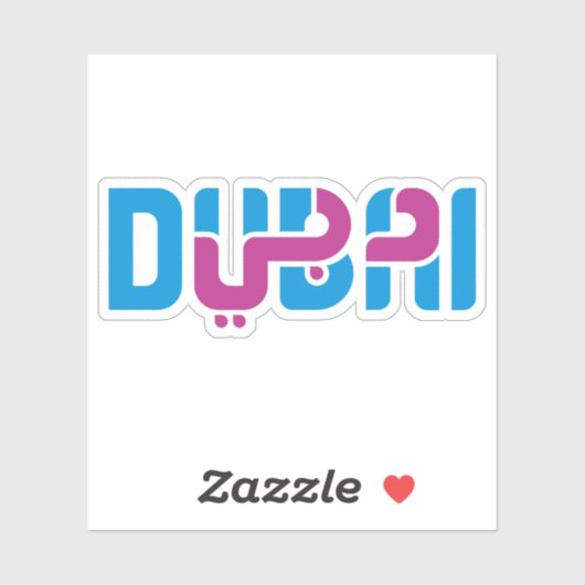 ドバイのロゴ シール (シート)