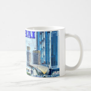 ドバイの地下鉄 コーヒーマグカップ