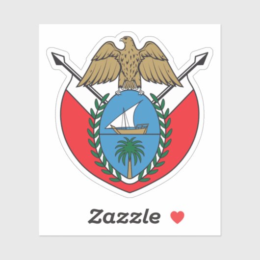 ドバイの紋章 シール (シート)