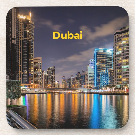 ドバイの街並み コースター (正面)