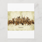 ドバイア統一されたラブ首長国の都市風景 シーズンポストカード (正面)