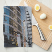 ドバイガラス超高層ビル キッチンタオル (四つ折り)