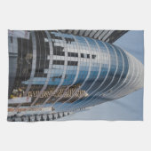 ドバイガラス超高層ビル キッチンタオル (横)