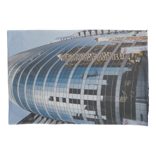 ドバイガラス超高層ビル 枕カバー (正面)