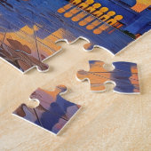 ドバイグランドモスクUAEサンセット ジグソーパズル (側面)