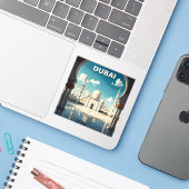 ドバイグランドモスクUAE旅行 シール (ノートパソコンとiPhone)