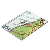 ドバイシティーの地図 ノートブック (左側)