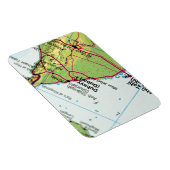 ドバイシティーの地図 マグネット (右側)