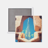 ドバイシティ超高層ビルランドスケープマグネット マグネット (正面/裏面)