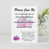 ドバイシティ（テキストなし）ピンクグラフィックトラベルデザイン.png 招待状 (スタンド正面)