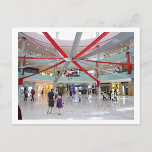 ドバイショッピングモール ポストカード (正面)