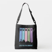 ドバイバケーションレトロデザインクロスボディバッグ クロスボディバッグ (裏面)