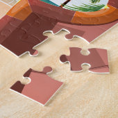 ドバイパレストラベルポスター ジグソーパズル (側面)