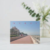 ドバイパームジュメイラボードウォークビューポストカード ポストカード (スタンド正面)