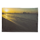 ドバイビーチサンセット 枕カバー (裏面)