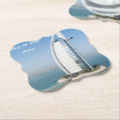 ドバイブルジュアルアラブは豪華で象徴的なホテル ペーパーコースター (アングル)