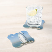 ドバイブルジュアルアラブは豪華で象徴的なホテル ペーパーコースター (インサイチュ)