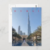 ドバイブルジュカリファビューポストカード ポストカード (正面/裏面)