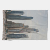 ドバイマリーナ建築 キッチンタオル (横)