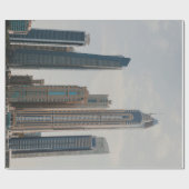 ドバイマリーナ建築 ラッピングペーパー (フラット)