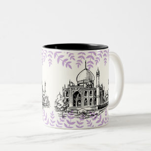 ドバイモスク寺院イスラム教 ツートーンマグカップ