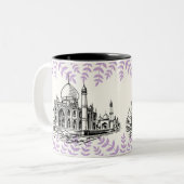 ドバイモスク：イスラム建築の文化と信仰 ツートーンマグカップ (正面左)