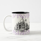 ドバイモスク：イスラム建築の文化と信仰 ツートーンマグカップ (左)