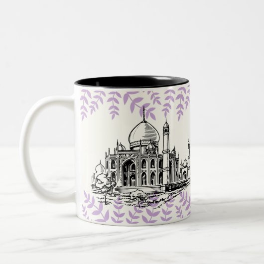 ドバイモスク:イスラム建築の文化と信仰 ツートーンマグカップ (左)