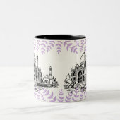 ドバイモスク：イスラム建築の文化と信仰 ツートーンマグカップ (中央)