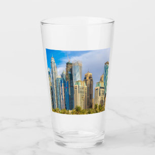 ドバイモダン超高層ビルコーニッシュ タンブラーグラス