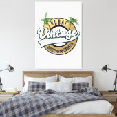 ドバイヴィンテージ統一されたアラブ首長国 キャンバスプリント (インサイチュ (寝室))