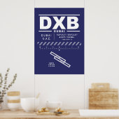 ドバイ国際空港 DXB ポスター (キッチン)