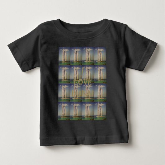 ドバイ大好き ベビーTシャツ (正面)
