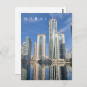 ドバイ建物反射はがき ポストカード (正面/裏面)