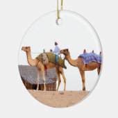 ドバイ砂漠 セラミックオーナメント (左)
