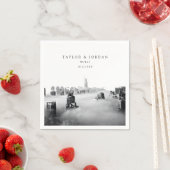 ドバイ結婚のカスタムフォトカクテルナプキンス スタンダードカクテルナプキン (インサイチュ)