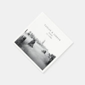 ドバイ結婚のカスタムフォトカクテルナプキンス スタンダードカクテルナプキン (角)