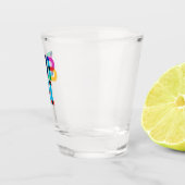 ドバイ統一されたアラブ首長国アポップ・アートのートレターズ ショットグラス (右)