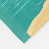 ドバイ統一されたアラブ首長国レトロトラベルアート フリースブランケット (角)