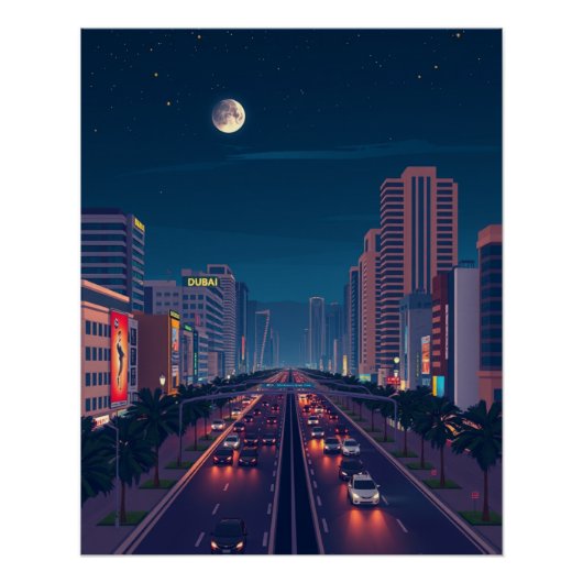 ドバイ統一されたアラブ首長国連邦のポスター ポスター (正面)