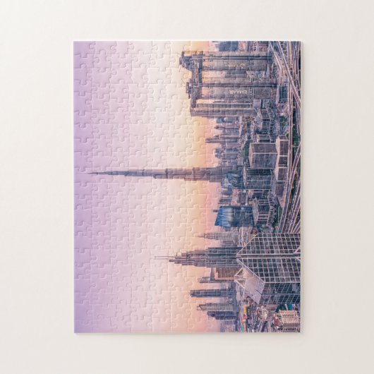 ドバイ統一されたアラブ首長国連邦アジアブルジュハリファサイト ジグソーパズル (縦)