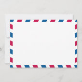 ドバイ統一されたアラブ首長国連邦エアメール日付を保存 セーブザデート (裏面)