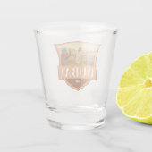 ドバイ統一されたアラブ首長国連邦デザートサファリレトロ ショットグラス (裏面)